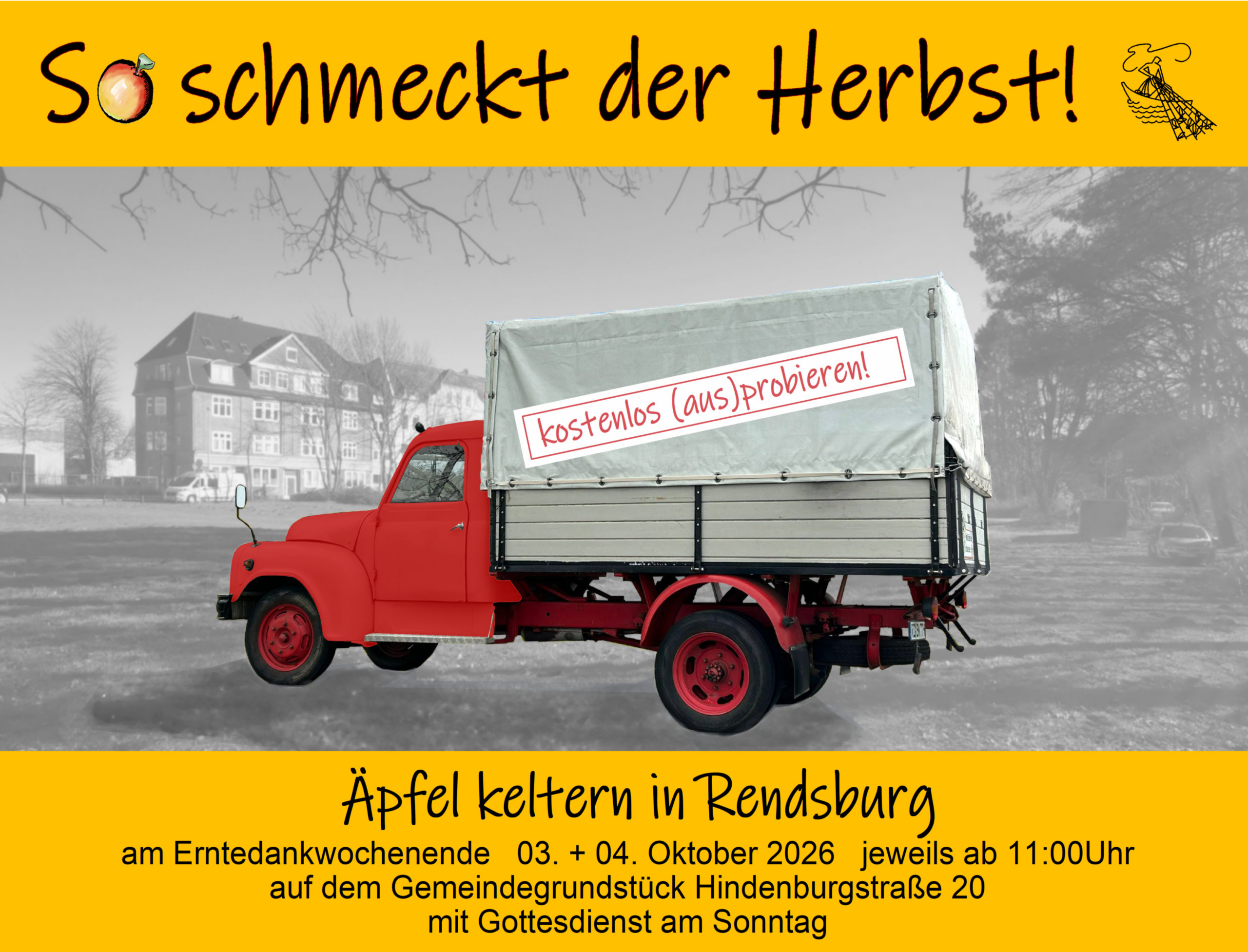 Äpfel Keltern in Rendsburg